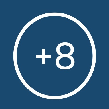 +8